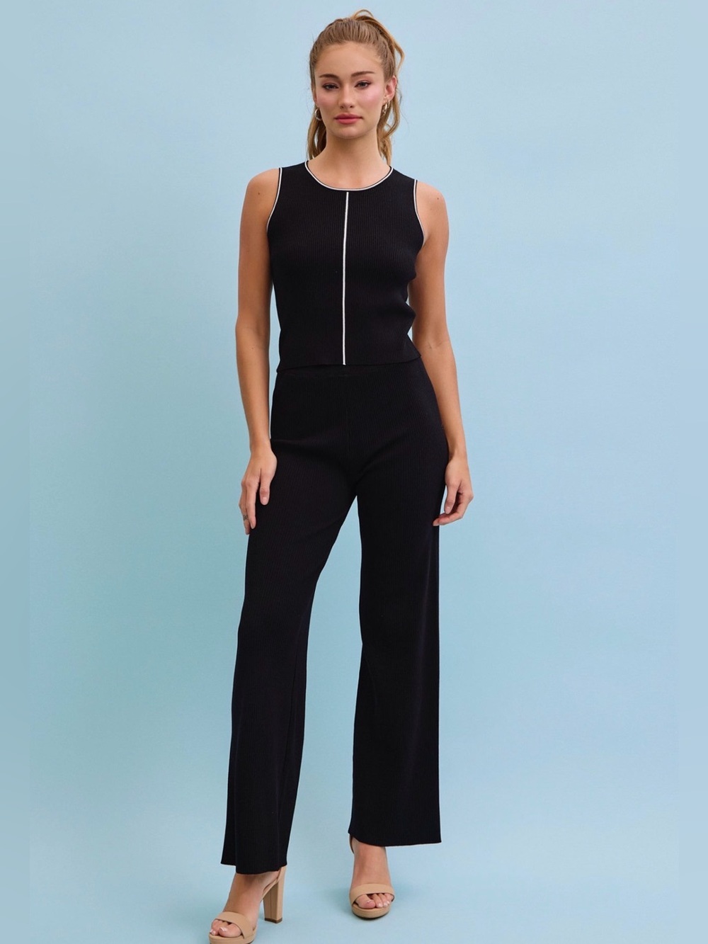 Premium Boutique Knot Top and Pants Set